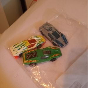 Vintage Hot wheels lot of 3 cars 1974 silver bullet.